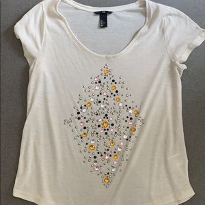 Beaded T-shirt